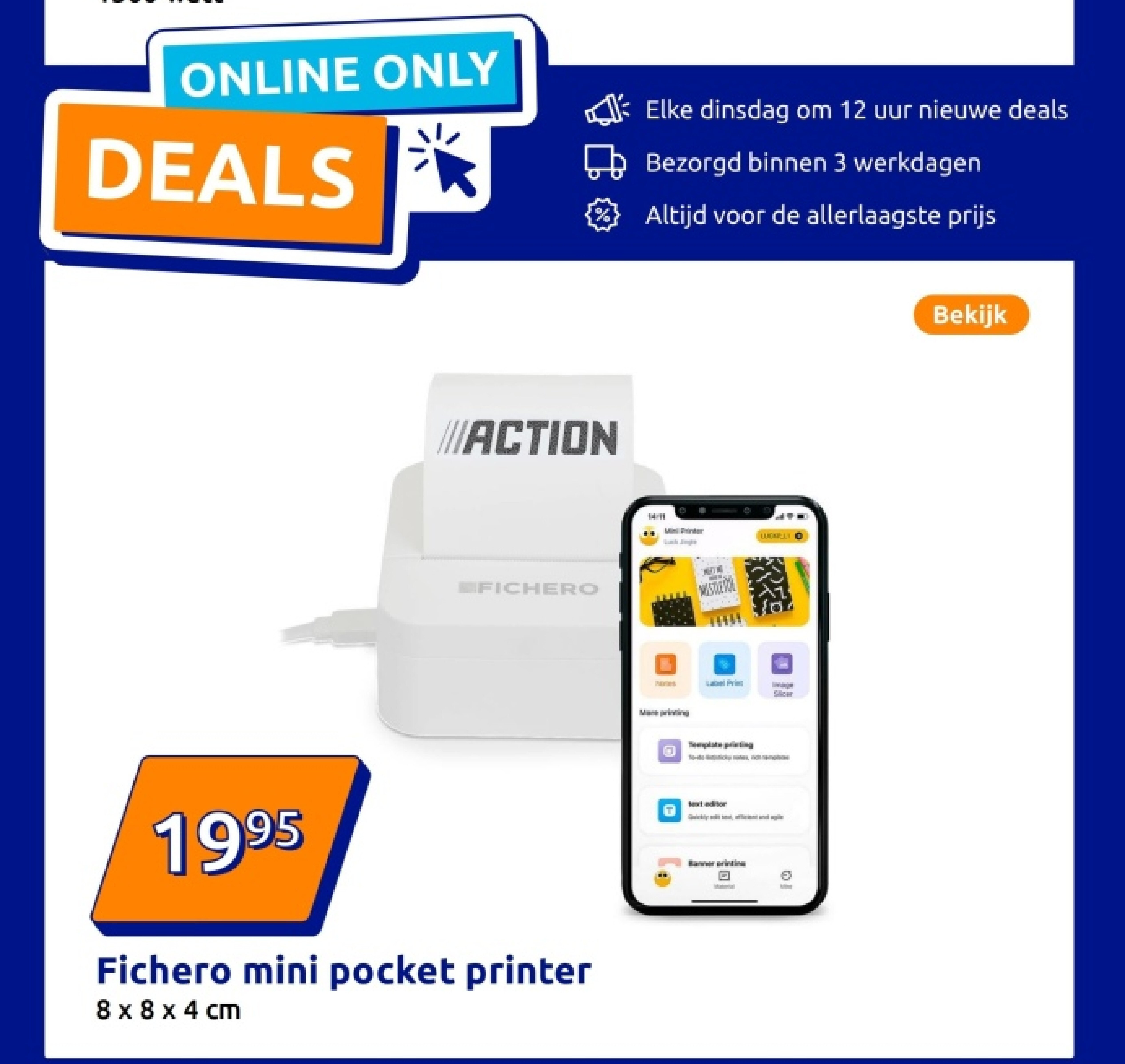 Fichero mini pocket printer