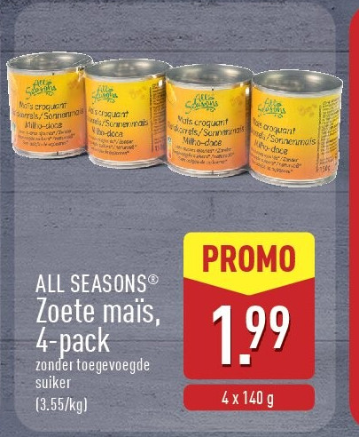 Zoete maïs, 4-pack