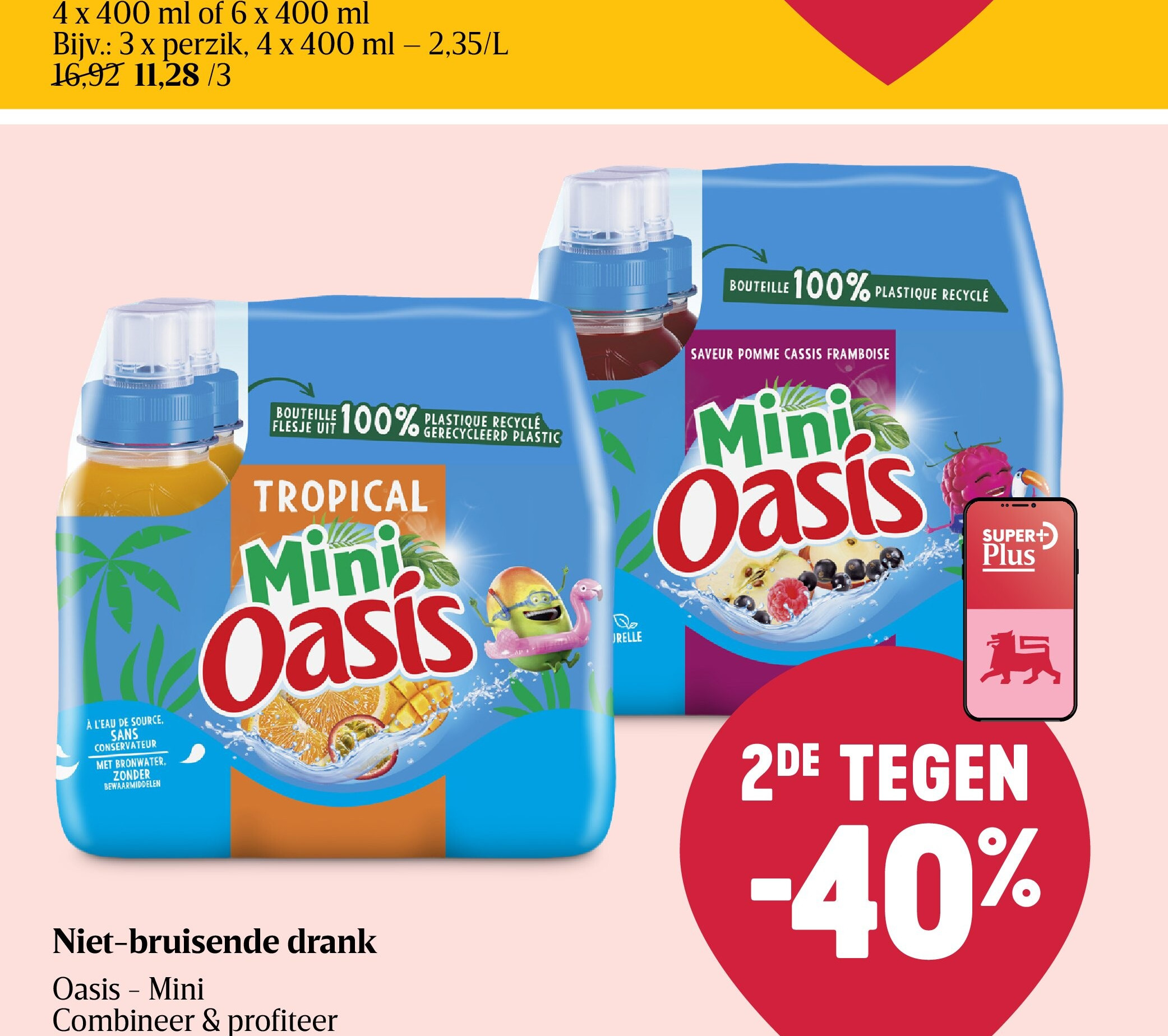 Niet-bruisende drank