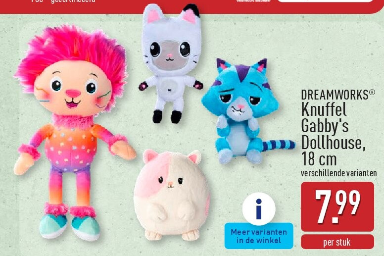 Knuffel Gabby's Dollhouse, 18cm