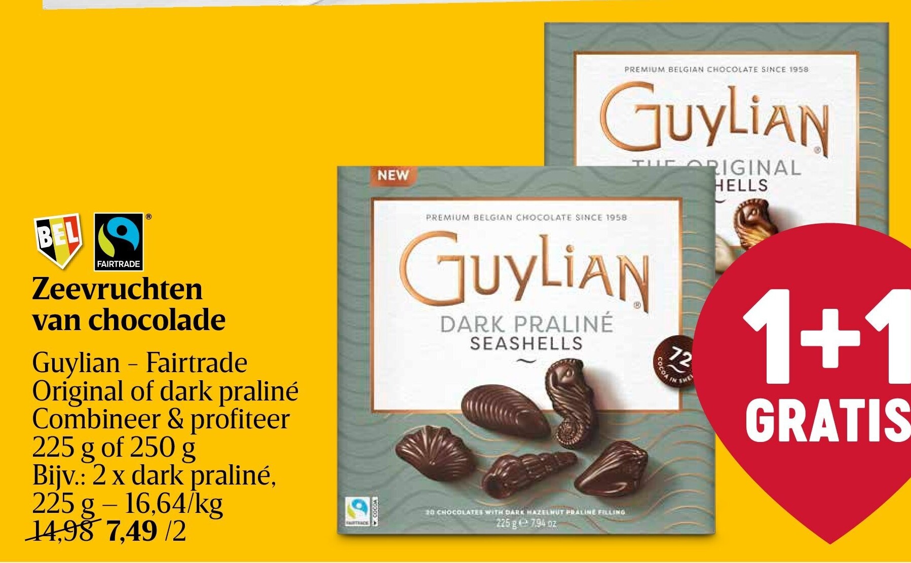 Zeevruchten van chocolade