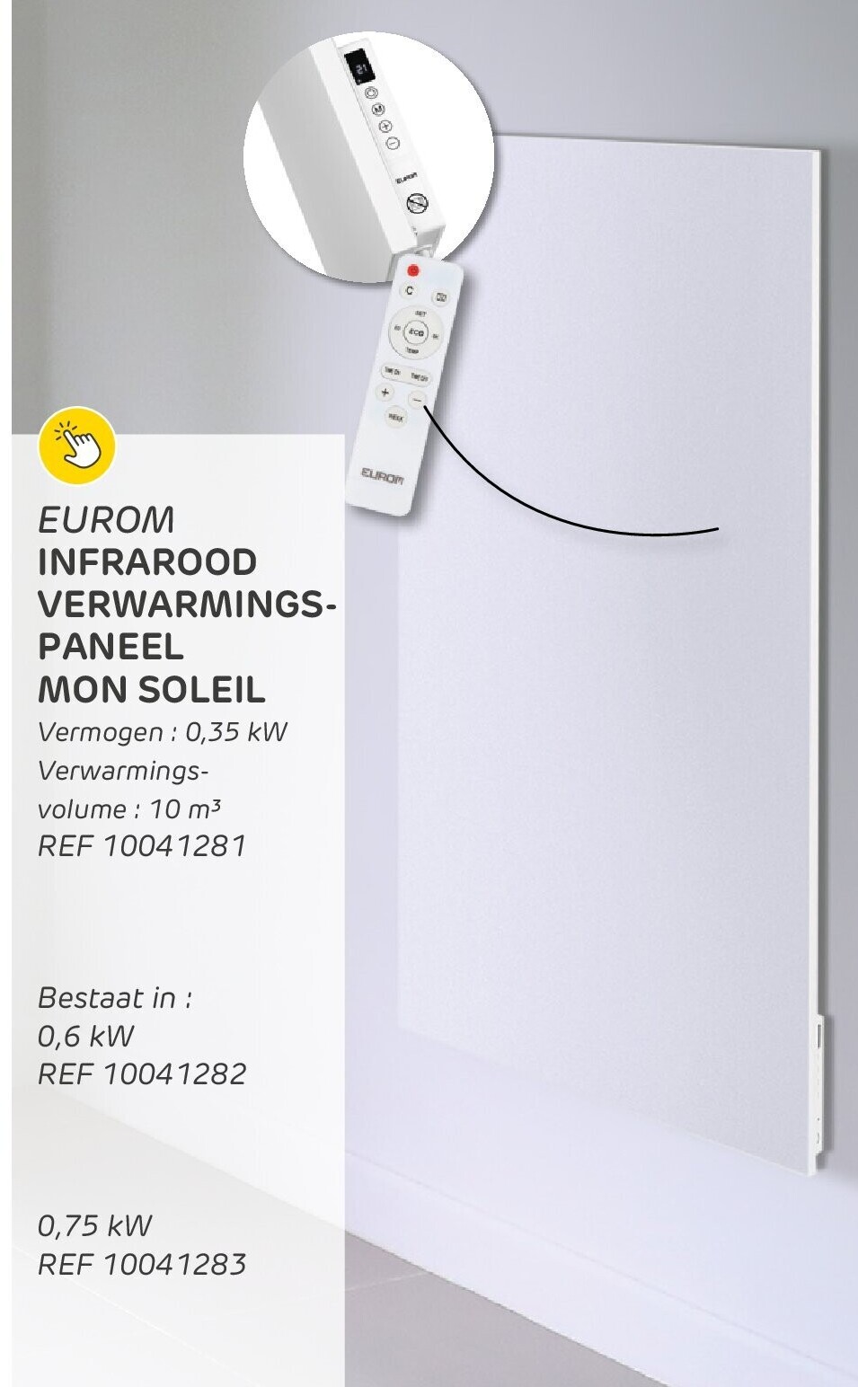 INFRAROOD VERWARMINGSPANEEL MON SOLEIL
