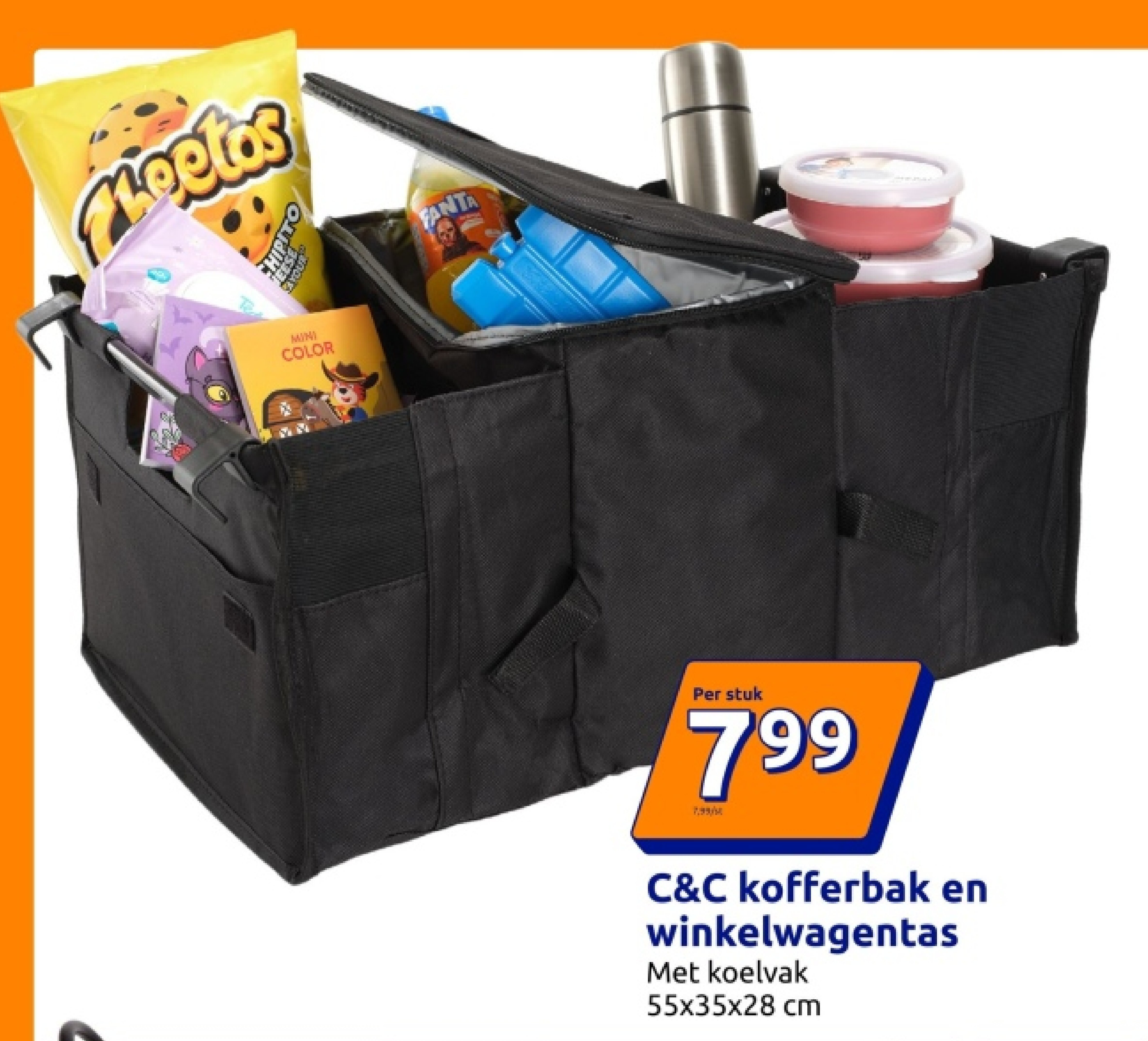 C&C kofferbak en winkelwagentas