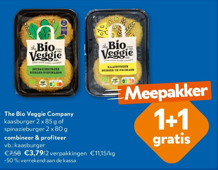 The Bio Veggie Company kaasburger