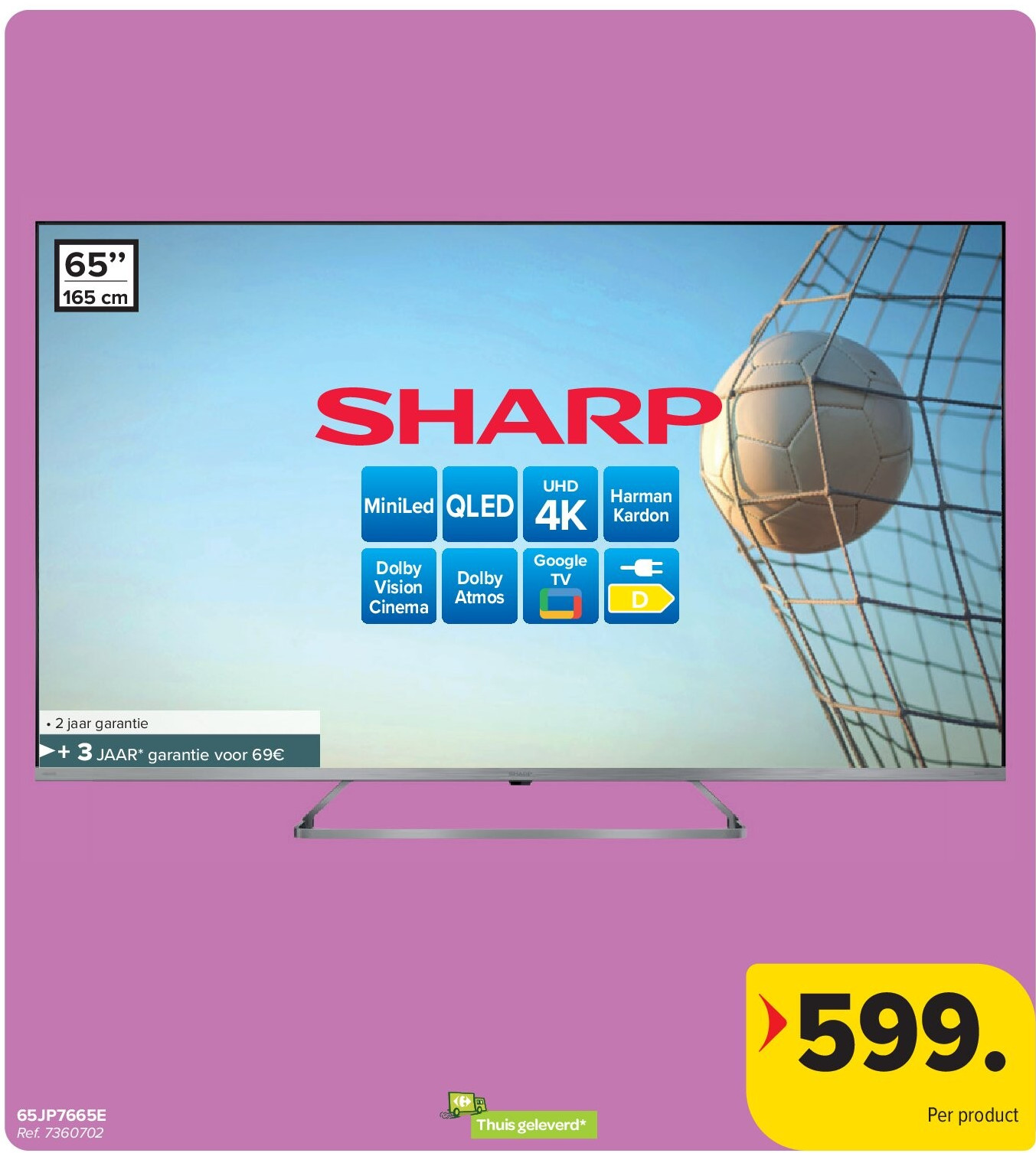 SHARP 65JP7665E 4K TV