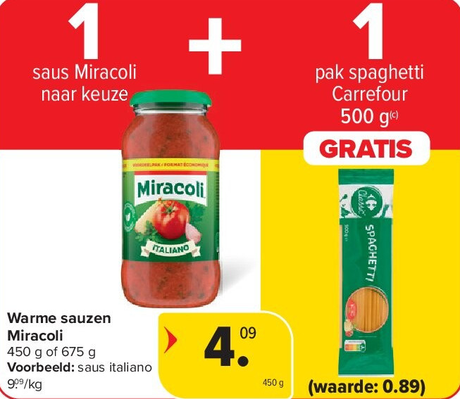 Warme sauzen Miracoli