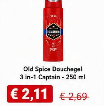 Old Spice Douchegel 3 in-1 Captain - 250 ml