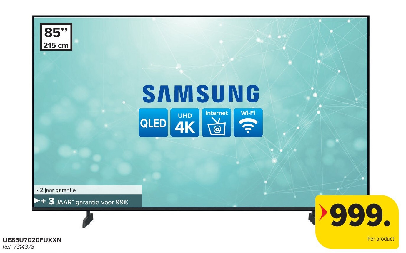 SAMSUNG UE85U7020FUXXN 4K TV