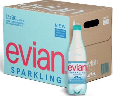 Evian Bruisend Water 12 x 50 cl