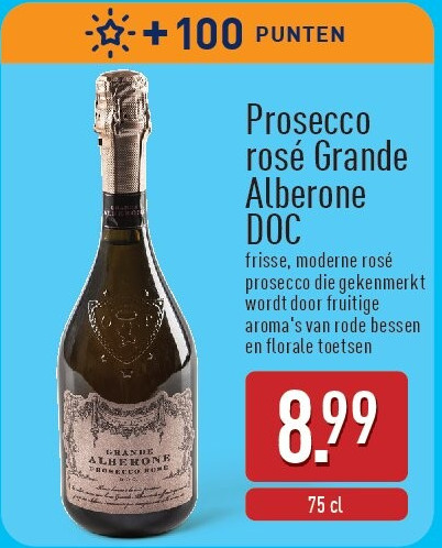 Prosecco rosé Grande Alberone DOC