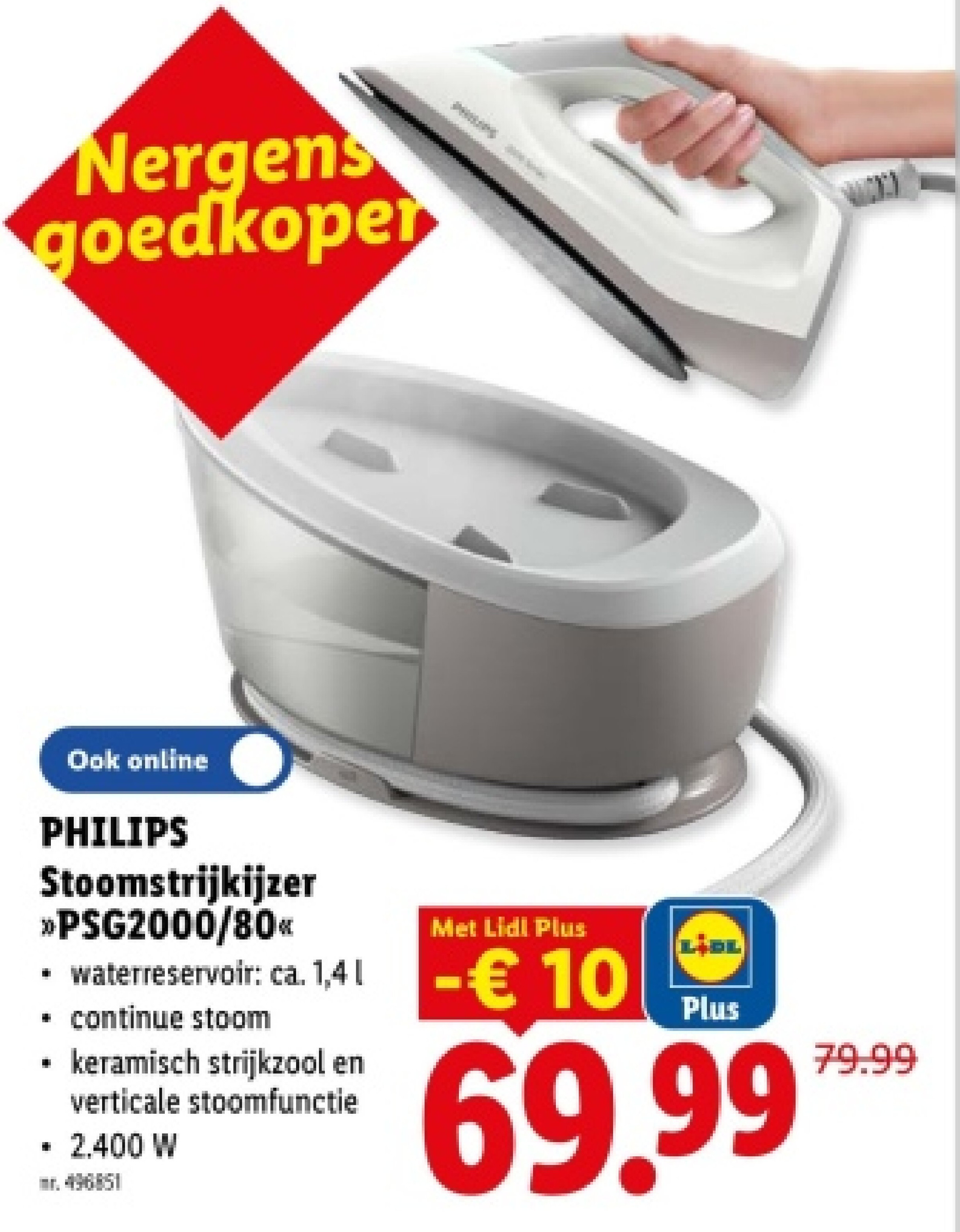 Stoomstrijkijzer »PSG2000/80«