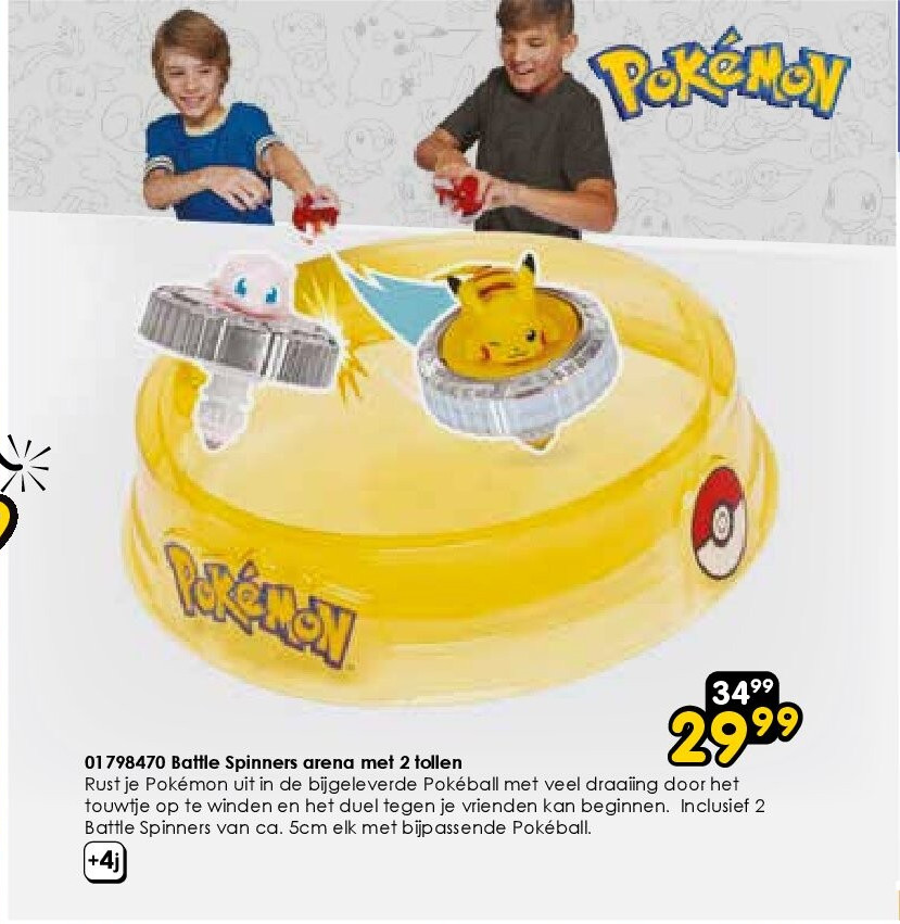 Battle Spinners arena met 2 tollen