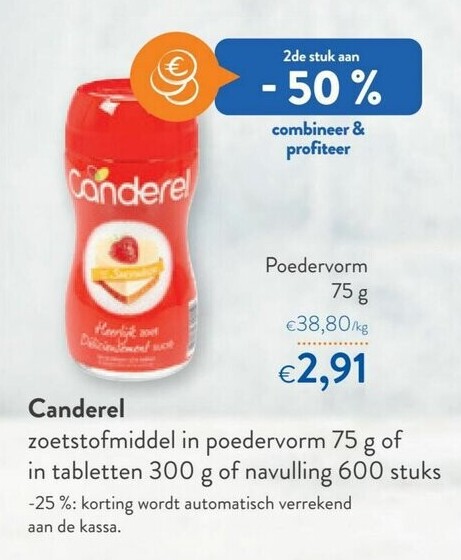 Canderel poedervorm 75 g