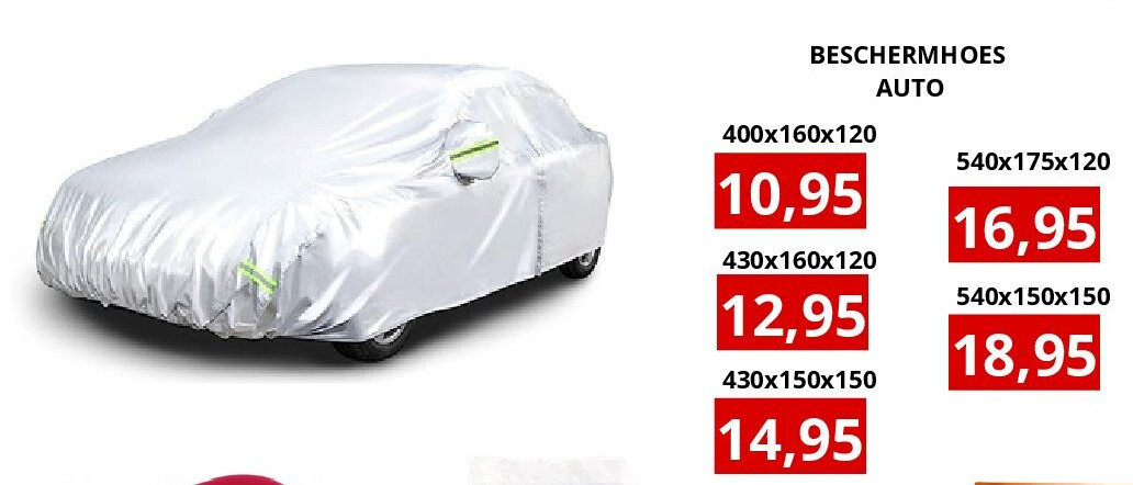 BESCHERMHOES AUTO 400x160x120