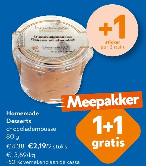 Homemade Desserts chocolademousse 80 g
