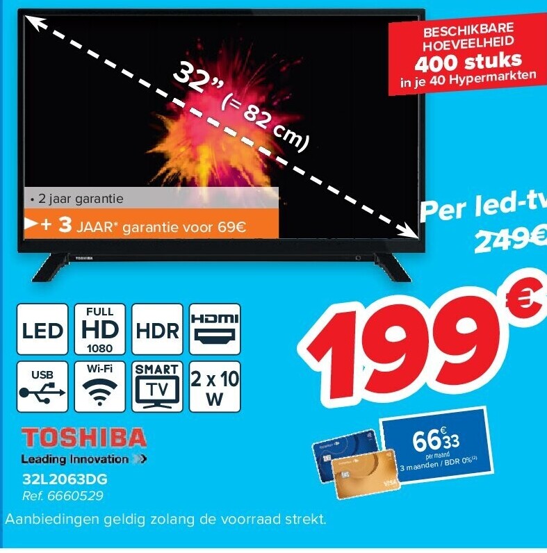 Toshiba 32'' led