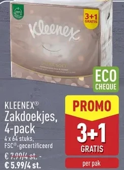 Zakdoekjes, 4-pack