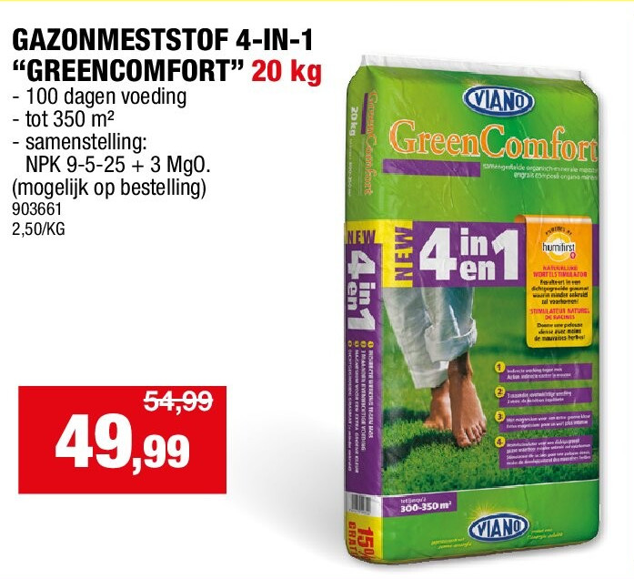 GAZONMESTSTOF 4-IN-1 “GREENCOMFORT” 20 kg