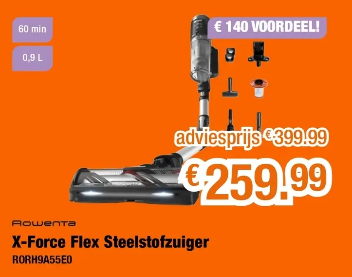 X-Force Flex Steelstofzuiger