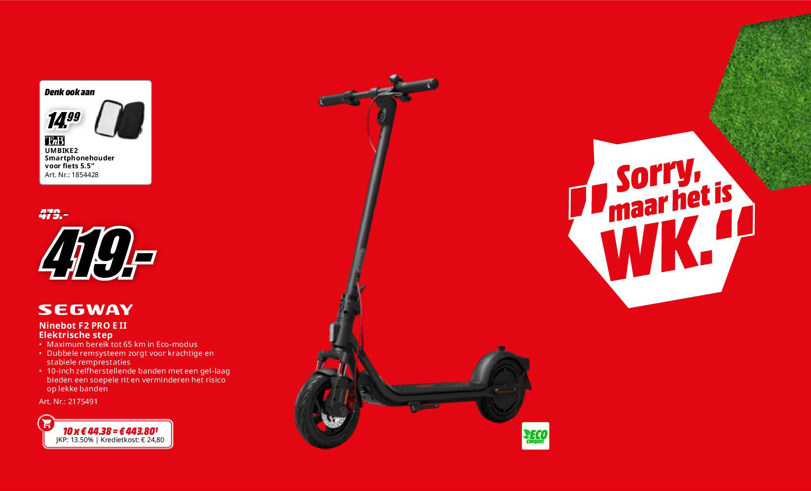 Segway Ninebot F2 PRO E II Elektrische step