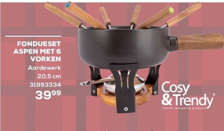 FONDUESET ASPEN MET 6 VORKEN