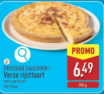 Verse rijsttaart