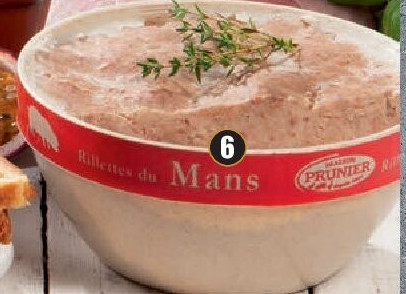 Rillettes uit Mans met ham