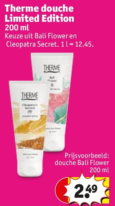 Therme douche Limited Edition