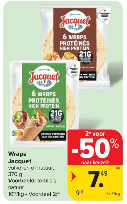 Wraps Jacquet