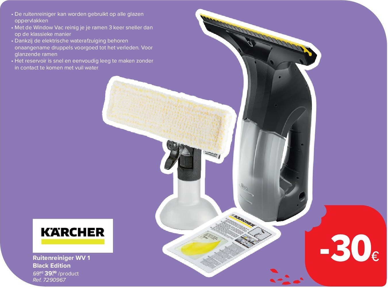 Ruitenreiniger WV 1 Black Edition