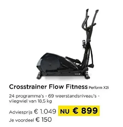 Crosstrainer Flow FitneSS Perform X2i