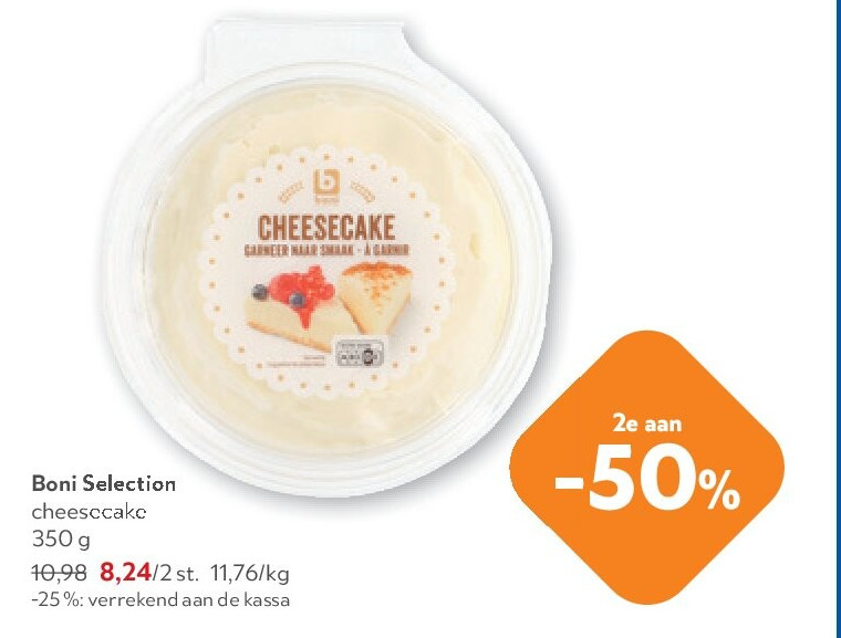 Boni Selection cheesecake 350 g