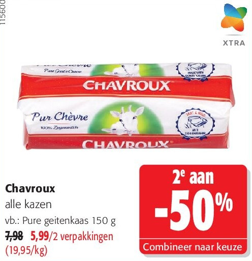 Chavroux Pure geitenkaas 150 g