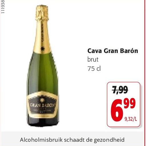 Cava Gran Barón brut 75 cl