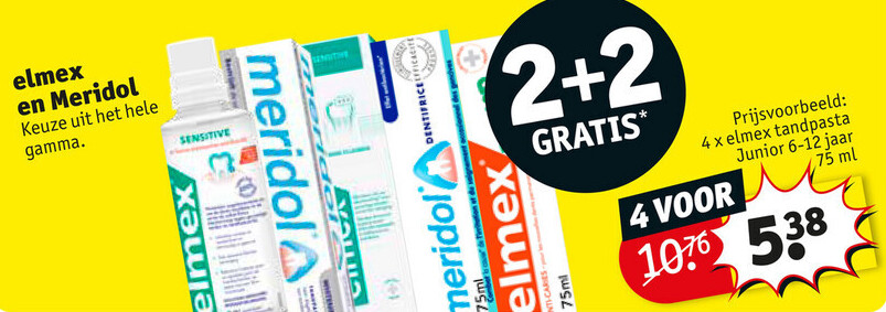Elmex tandpasta Junior 6-12 jaar 75 ml