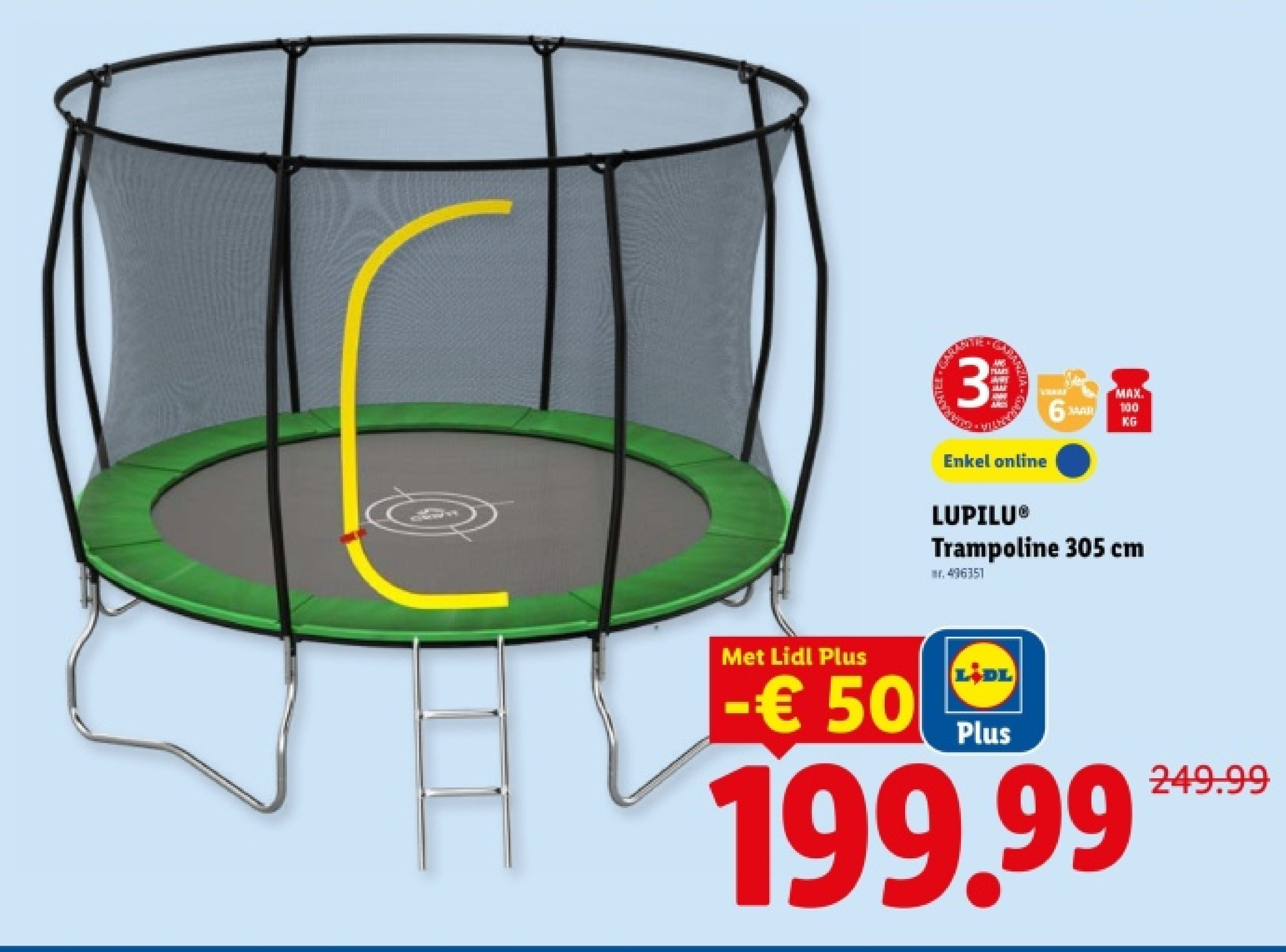 Trampoline 305 cm