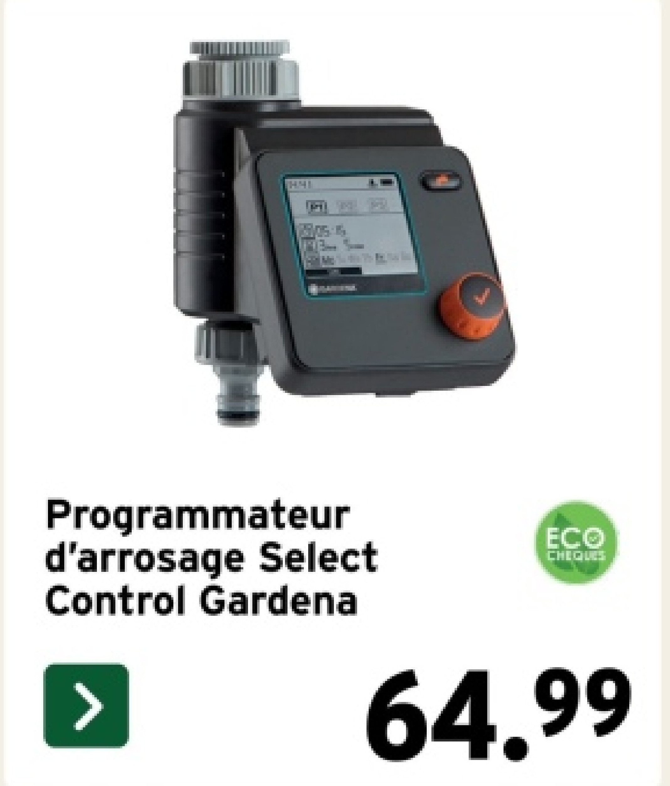 Programmateur d'arrosage Select Control Gardena