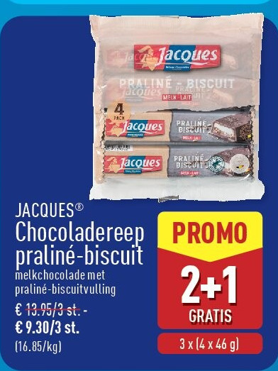 Chocoladereep praliné-biscuit