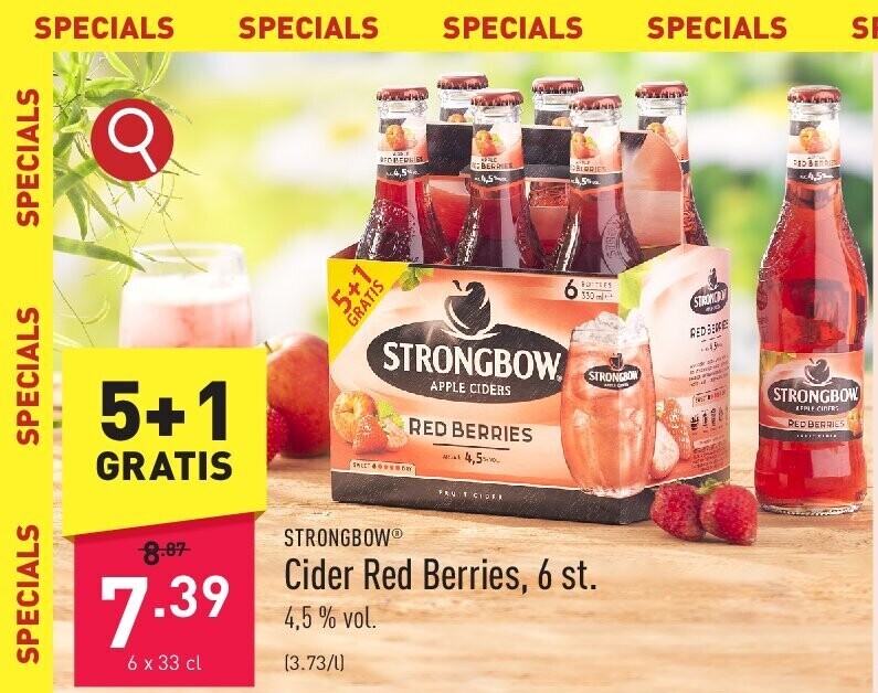 Cider Red Berries, 6 st.