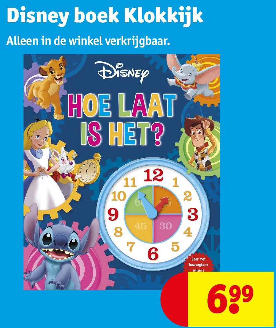 Disney boek Klokkijk