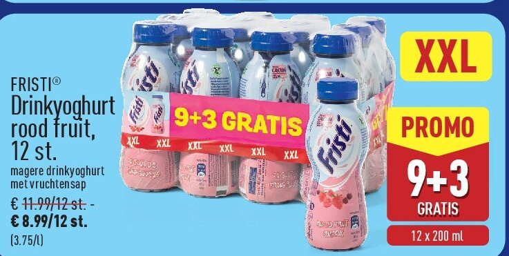 Drinkyoghurt rood fruit, 12st.