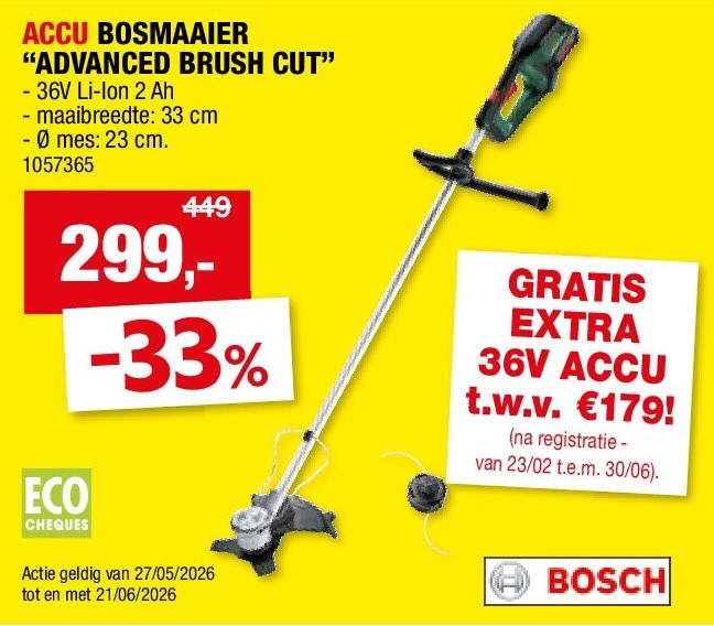 ACCU BOSMAAIER “ADVANCED BRUSH CUT”