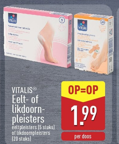 Eelt- of likdoorn­ pleisters