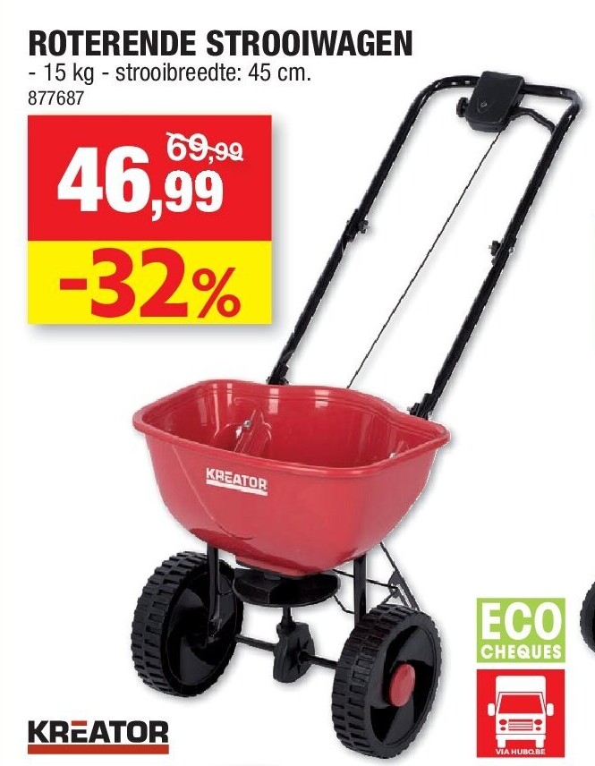 ROTERENDE STROOIWAGEN