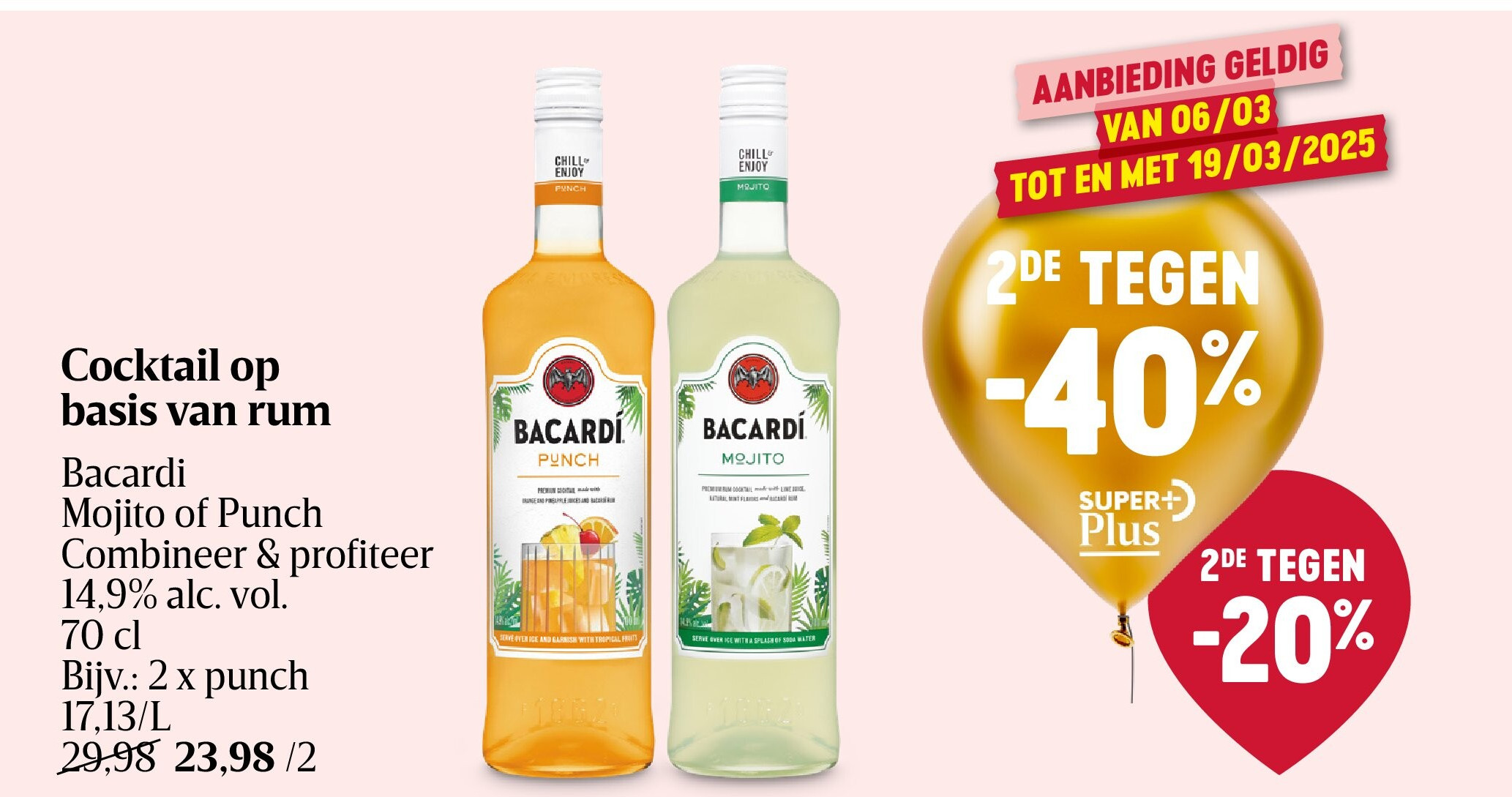 Cocktail op basis van rum