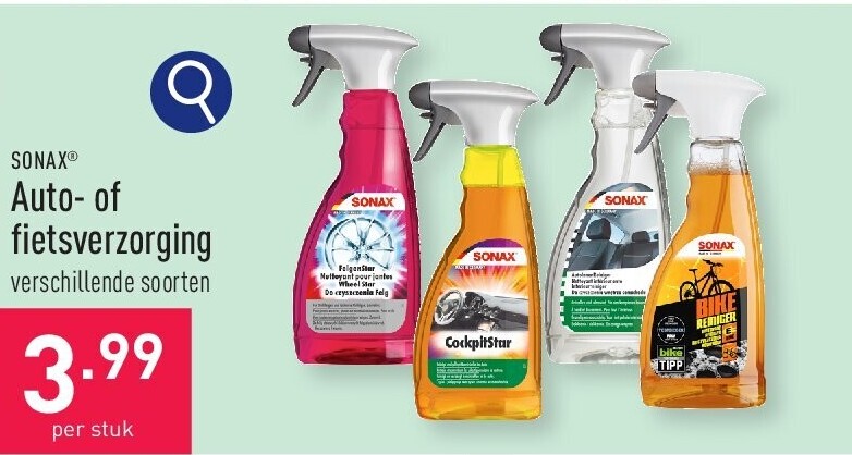 Auto- of fietsverzorging