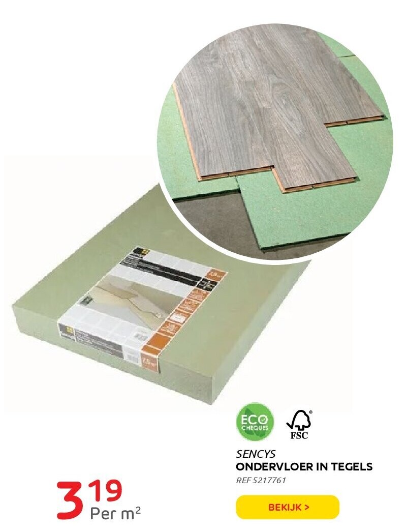 SENCYS ONDERVLOER IN TEGELS