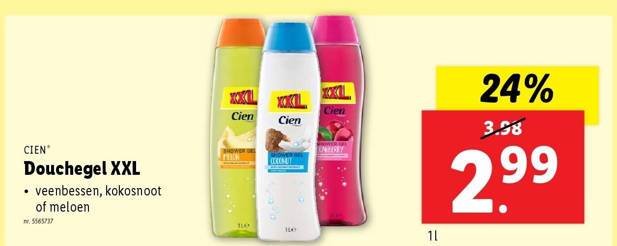 Douchegel XXL