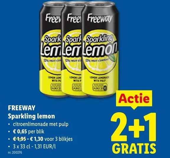 Sparkling lemon