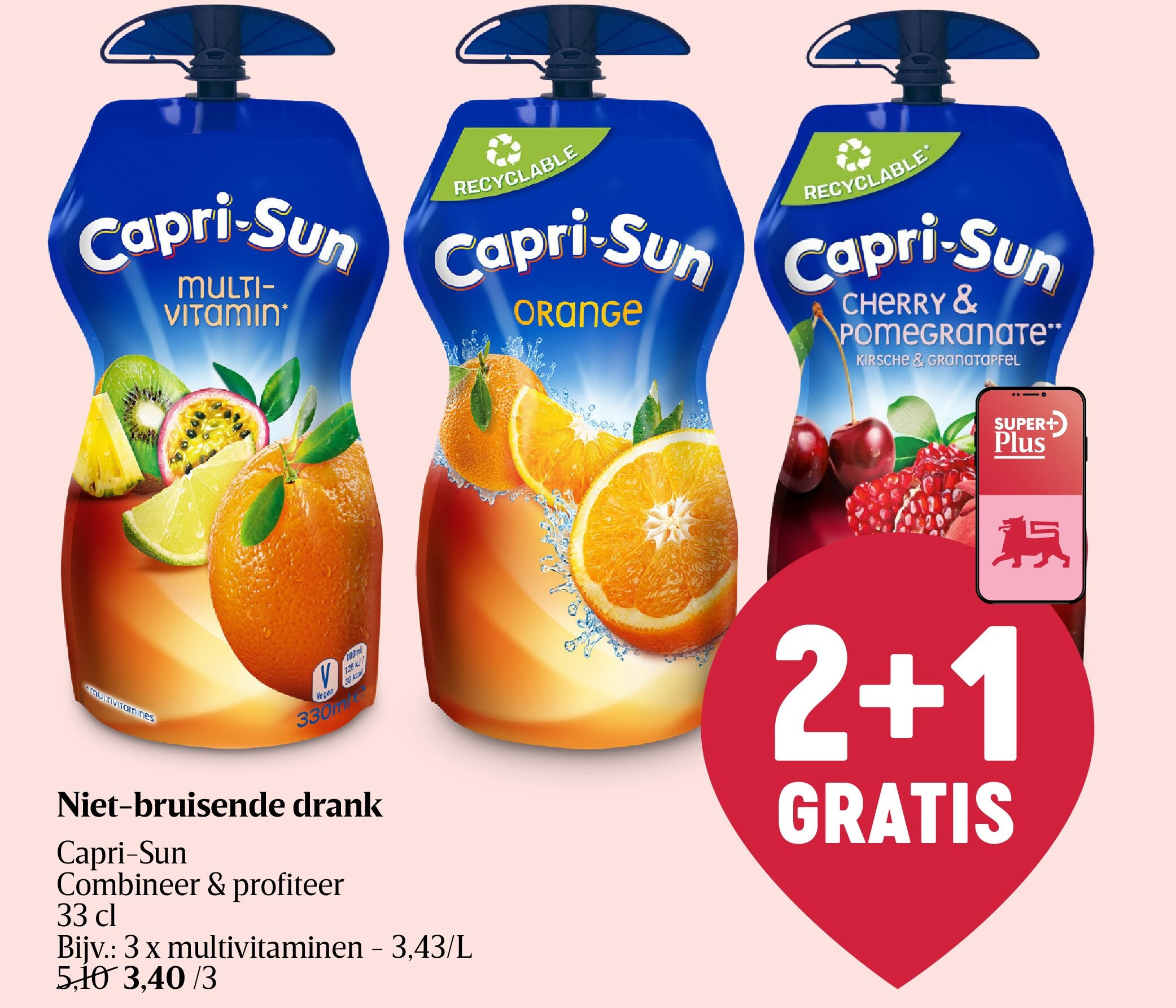 Niet-bruisende drank